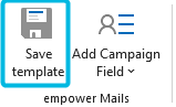 Button Save template