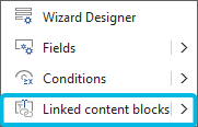 Option Linked content blocks