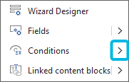 Open Options for Conditions