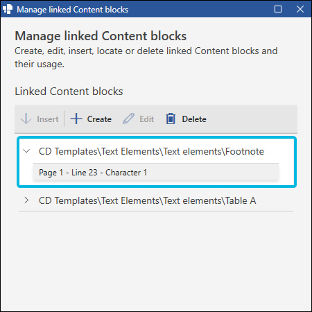 Expanded Linked Content Block Entry