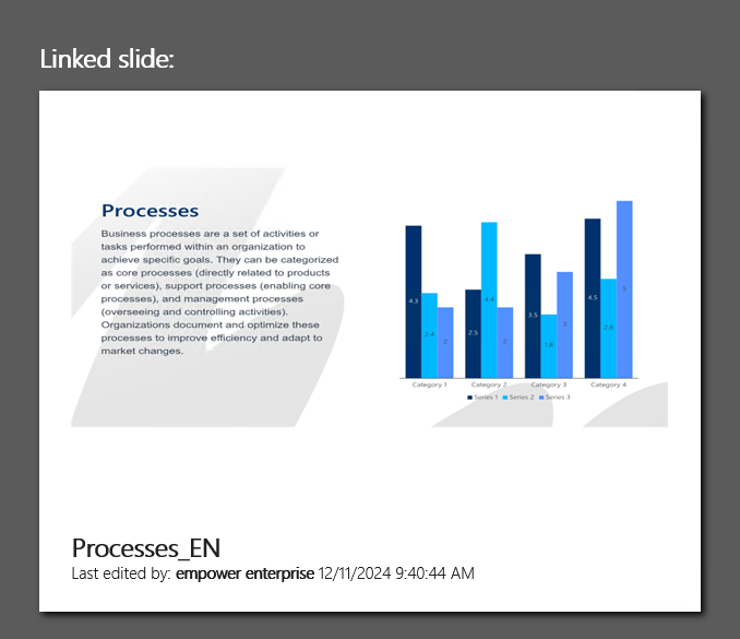 Placeholder Slide Content