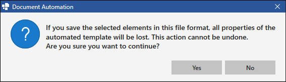 Dialog Box – File Format