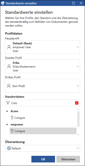 Nach Standorten suchen