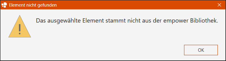 Dialogfenster für Button Gehe zu