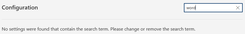 Message No Search Results