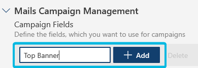 Input Field and Button Add