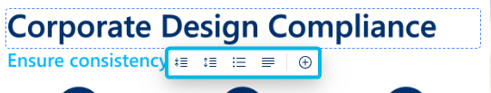 Options for Single Text Placeholder