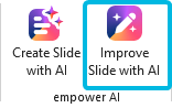 Button Improve with AI