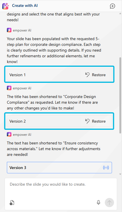 Previous Versions