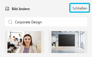 Button Schließen