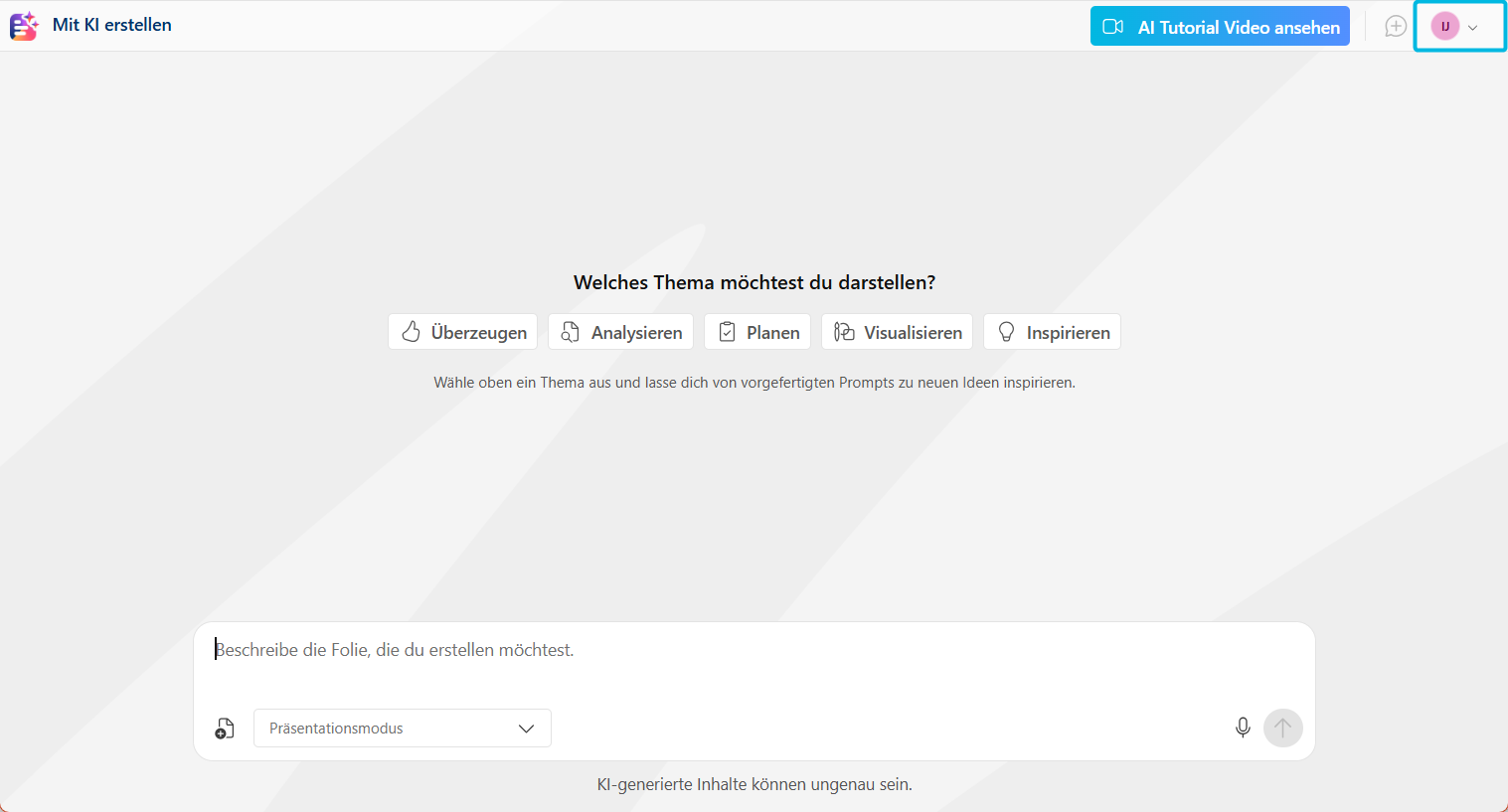 Hilfeoptionen öffnen