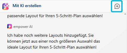 Button Neu beginnen