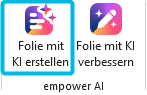 Button Folie mit KI erstellen