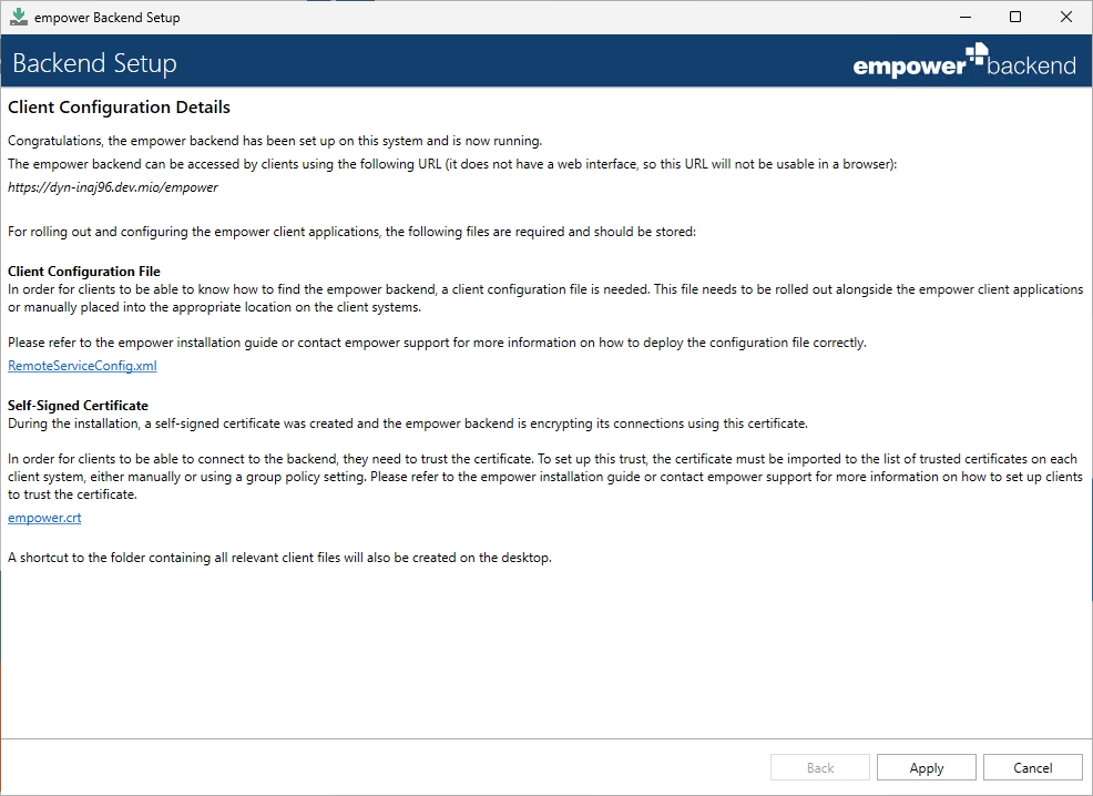 Configuration Overview