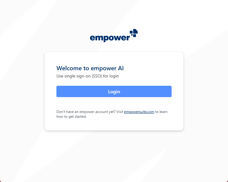 Login Screen